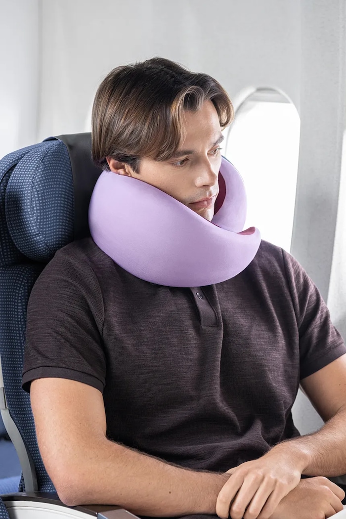 Poduszka podróżna na szyję Go Dusk Ostrichpillow różowy OPGV41U