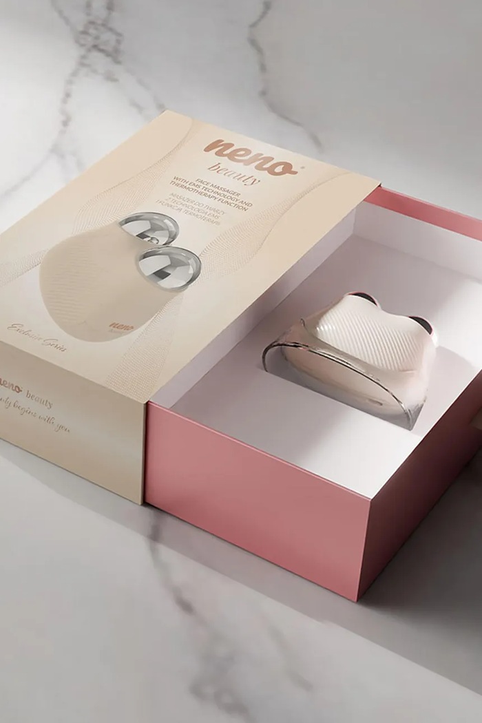 Neno Beauty masażer do twarzy z technologia EMS i funkcją termoterapii NAYA NEN.DOM.PI002 beżowy