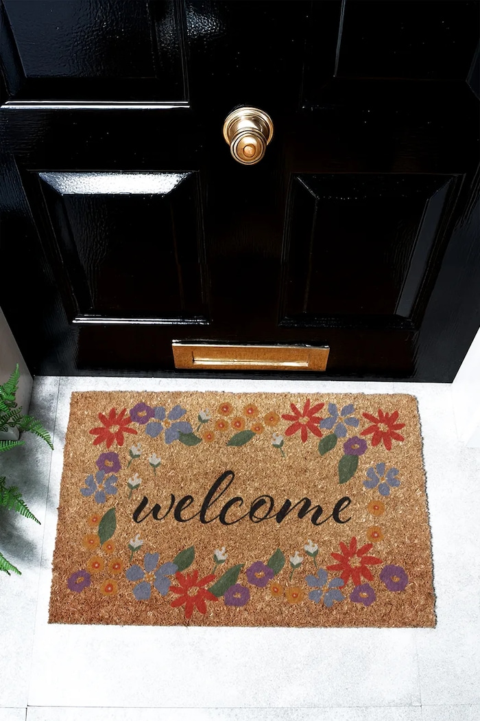 Ozdobná rohož Artsy Doormats 60 x 40cm 6040W.WELCFLORAL viacfarebná AA00