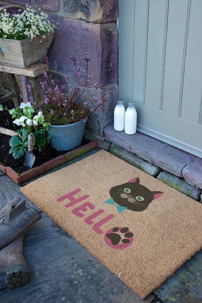 Artsy Doormats придверний килимок декоративний 90 x 60cm барвистий 9060.HELLOCAT