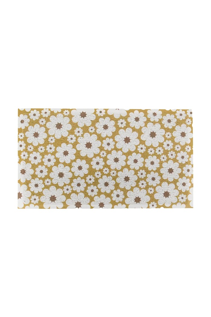 Artsy Doormats lábtörtlő Gren Cream Flowers 70 x 40 cm többszínű DMW.GREENCREAMFLOWERS