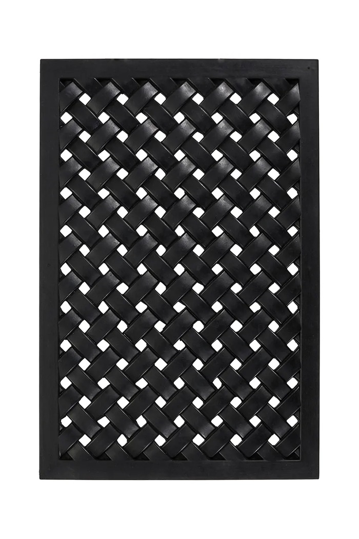 House Doctor πατάκι για παπούτσια από πλαστικό 60 x 40 x 1,7 cm μαύρο 900000930