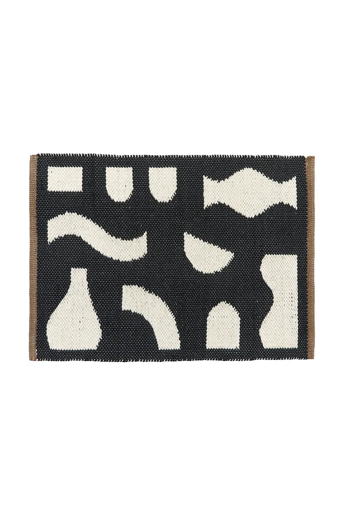 Broste Copenhagen Wycieraczka do butów z tworzywa sztucznego 50 x 70 cm 71110390 multicolor AA00