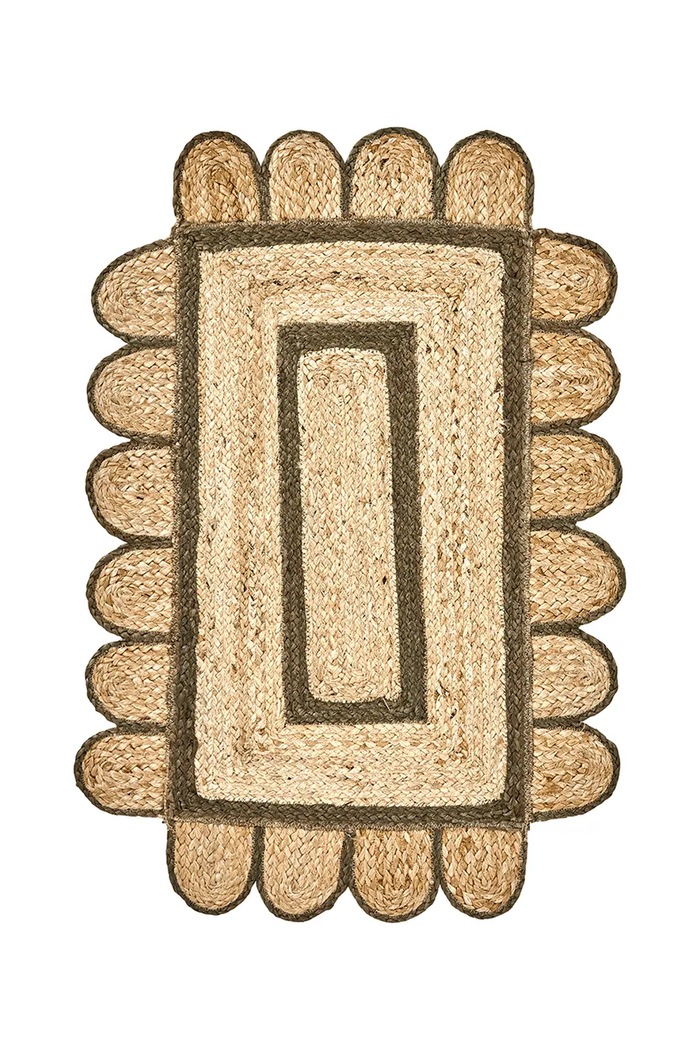 House Doctor wycieraczka jutowa 90 x 60 cm multicolor 257810073