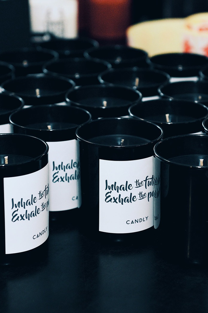 Vonná sójová svíčka Candly Go where you feel most alive. 250 g No9GWY