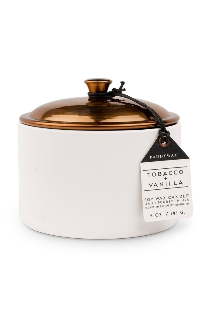 Vonná sójová svíčka Paddywax Tobacco & Vanilla 141 g vícebarevná HY0502EU