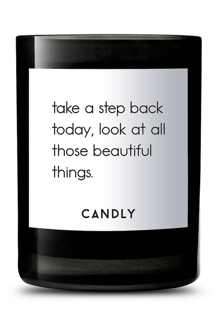 Candly świeca zapachowa sojowa Take a step back 250 g czarny No6TAS