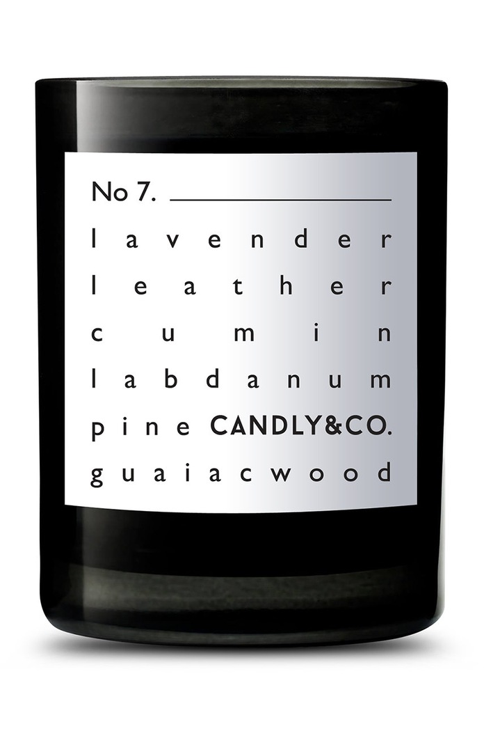 Candly świeca zapachowa sojowa No.7 Lavender & Cumin czarny No7BL