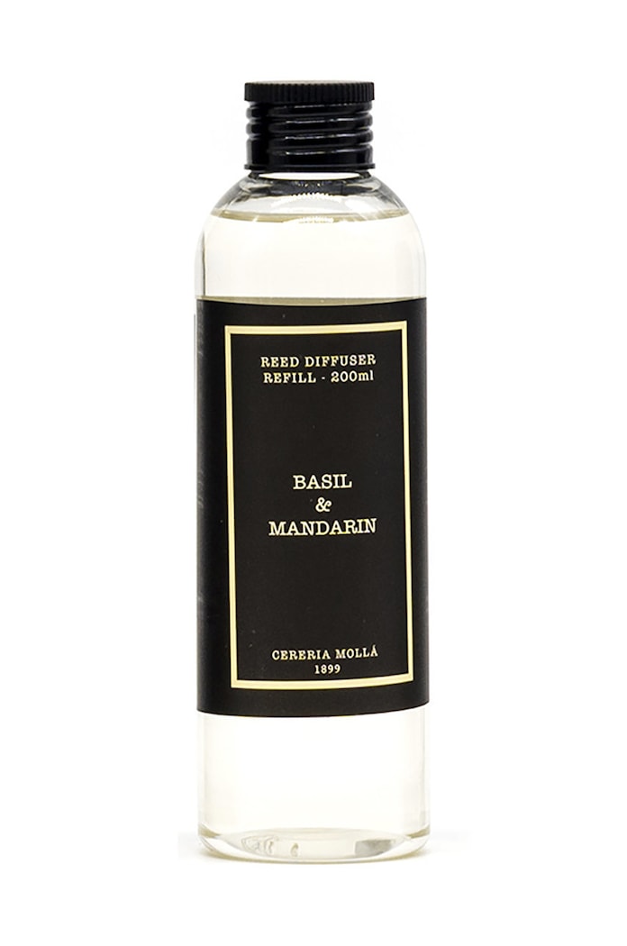 Cereria Molla zapas do dyfuzora zapachowego Basil & Mandarin 200 ml transparentny CM.1348