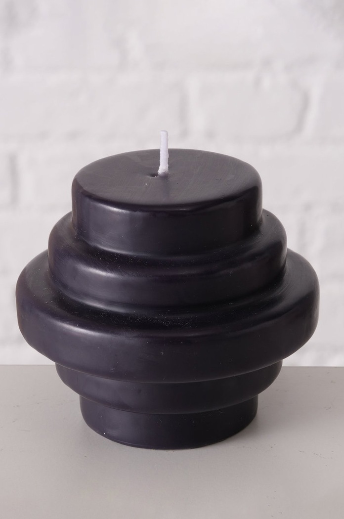 Boltze Świeca bezzapachowa Trapeca czarny 2027995.black