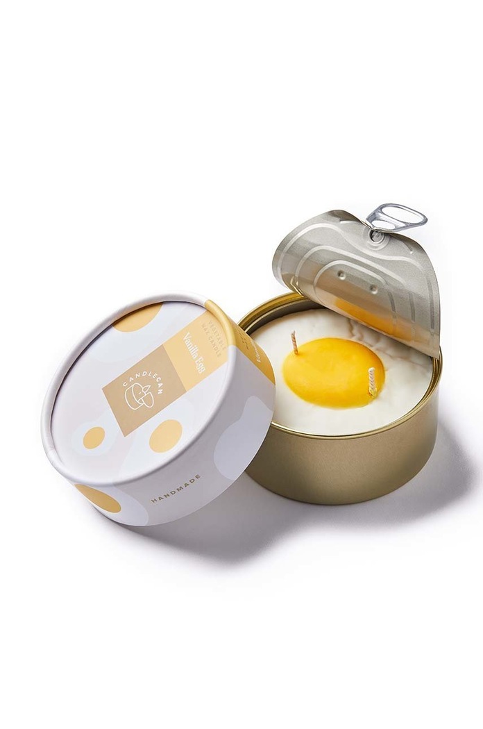 Mirisna svijeća CandleCan Vanilla Egg bijela can.egg