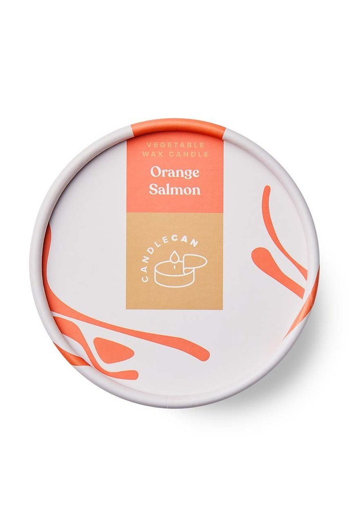 Home SPA Αρωματικό κερί CandleCan Orange Salmon can.salmon πορτοκαλί