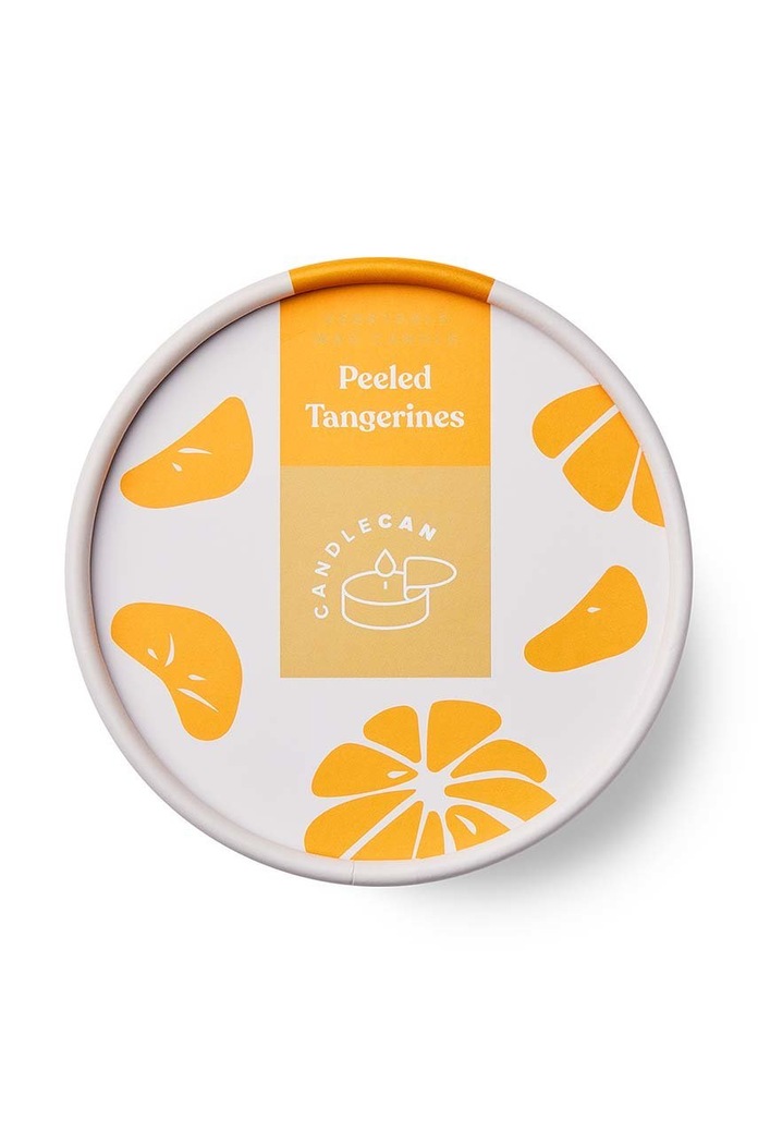 Home SPA CandleCan Świeca zapachowa Peeled Tangerines can.tangerine pomarańczowy