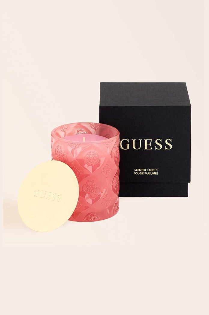 Guess świeca zapachowa Peony Diamond Cut różowy XCDIAM.P1402