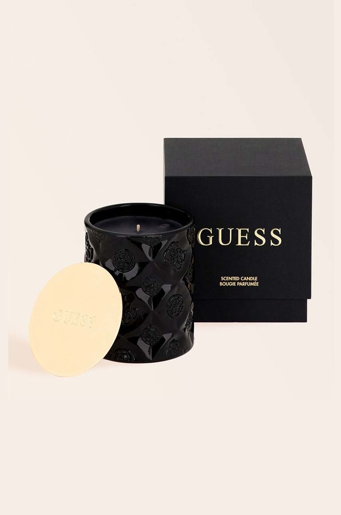 Guess świeca zapachowa Peony Diamond Cut czarny XCDIAM.P1402
