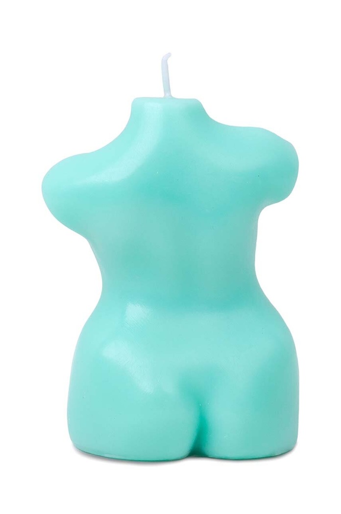 Helio Ferretti Świeca dekoracyjna Feminine Body 121977 turkusowy AA00