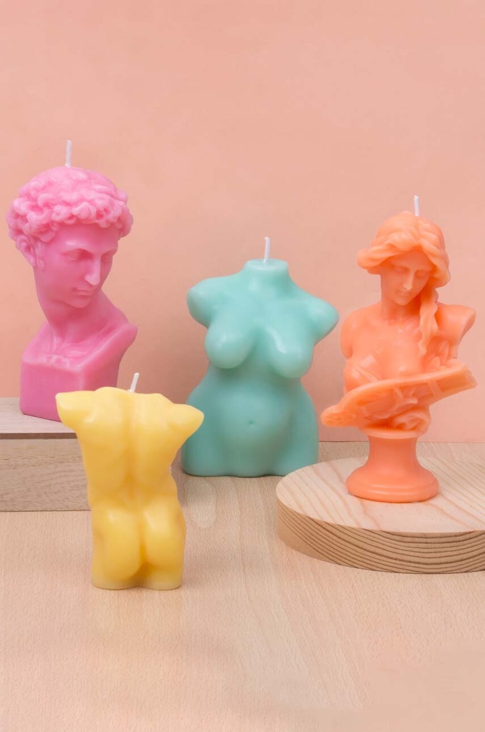 Home SPA Helio Ferretti Świeca dekoracyjna Feminine Body 121977 turkusowy