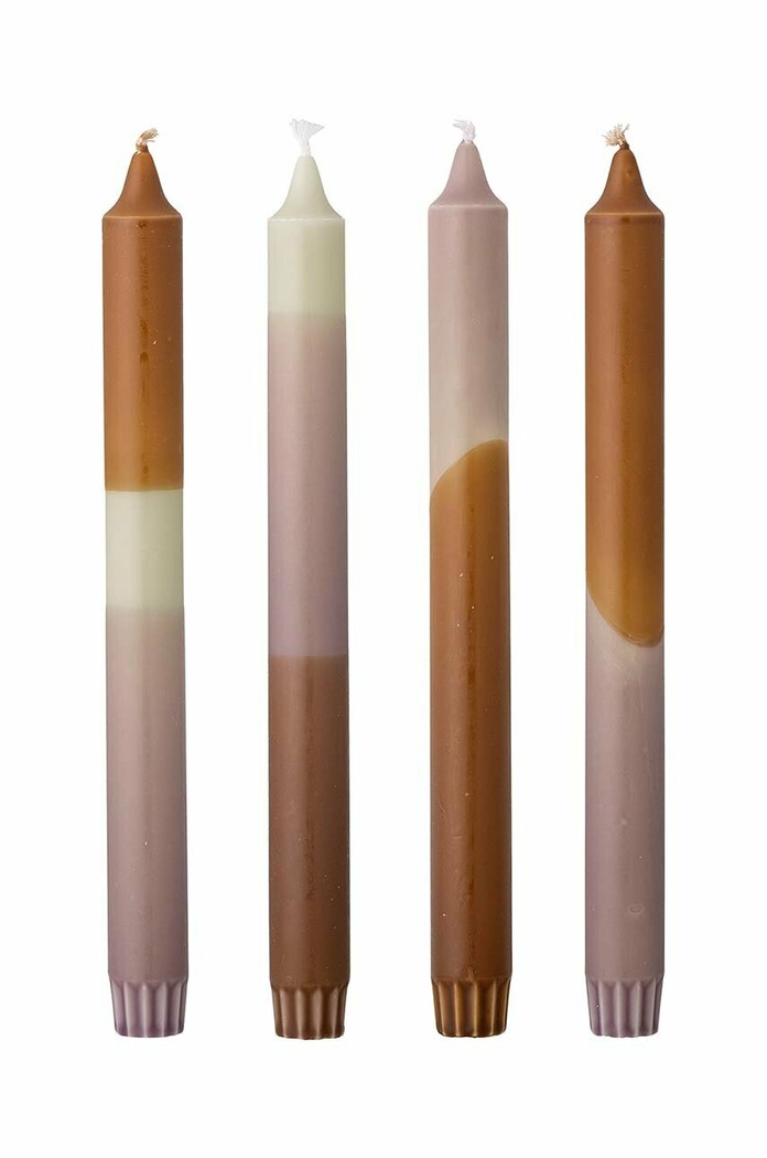 Komplet sveč Bloomingville 4-pack vijolična 82058247
