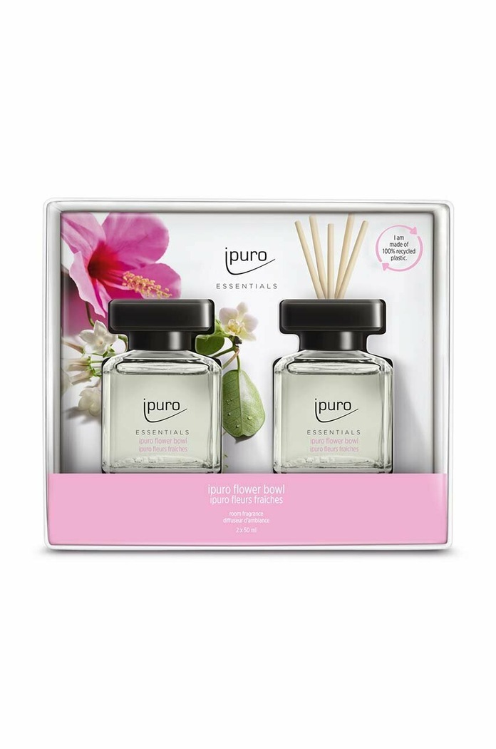 Set mirisnih difuzora Ipuro Flower Bowl 2 x 50 ml šarena ZIFC2091