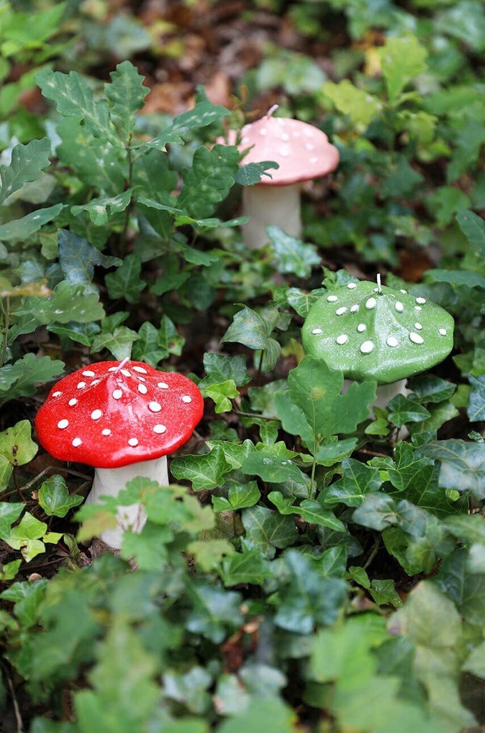 &k amsterdam lumânare decorativă Mushroom Dots 1093.03