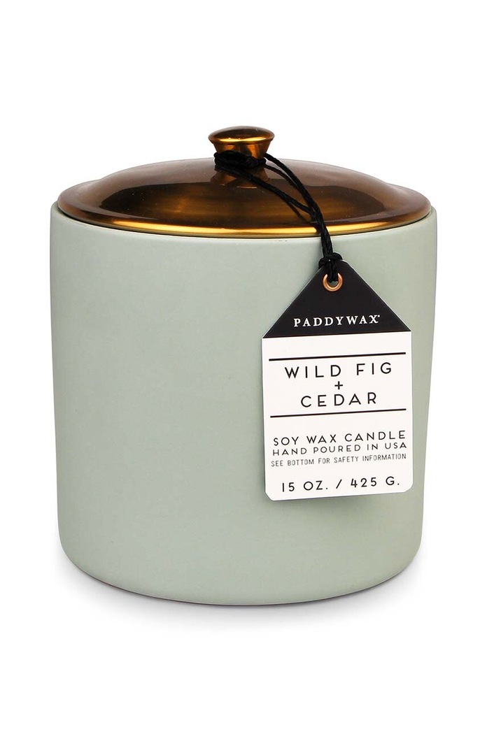 Vonná sójová svíčka Paddywax Wild Fig & Cedar 425 g vícebarevná HY1504EU