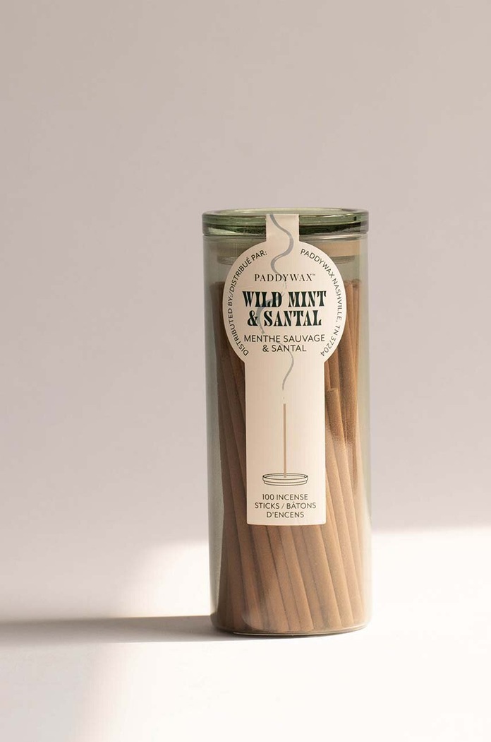 Paddywax zestaw kadzidełek zapachowych Wild Mint & Santal 100-pack IN0002EU multicolor AA00