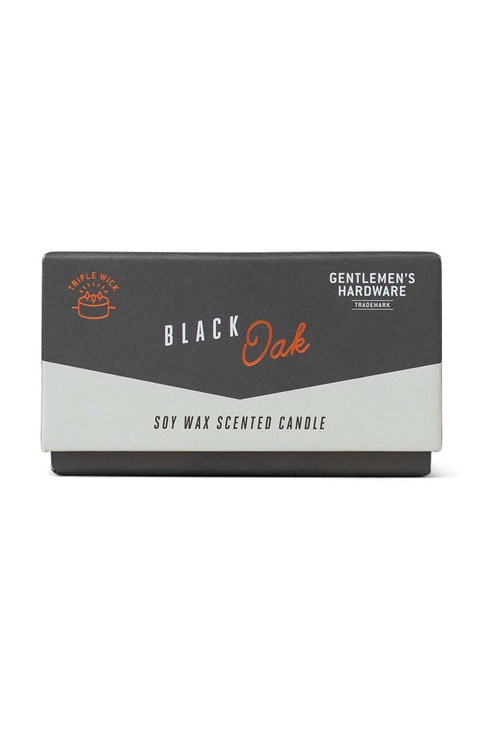 Home SPA Vonná sójová svíčka Gentelmen's Hardware Black Oak 198 g GEN588UK. vícebarevná