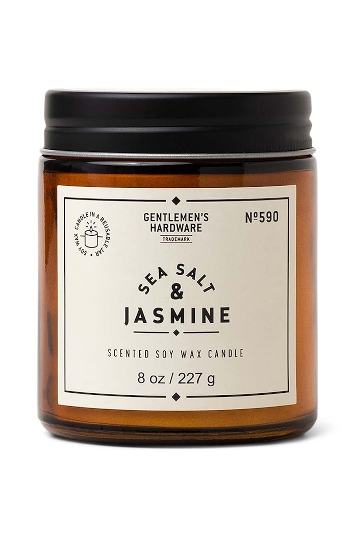Gentlemen's Hardware świeca zapachowa sojowa Sea Salt & Jasmine 227 g multicolor GEN590UK.