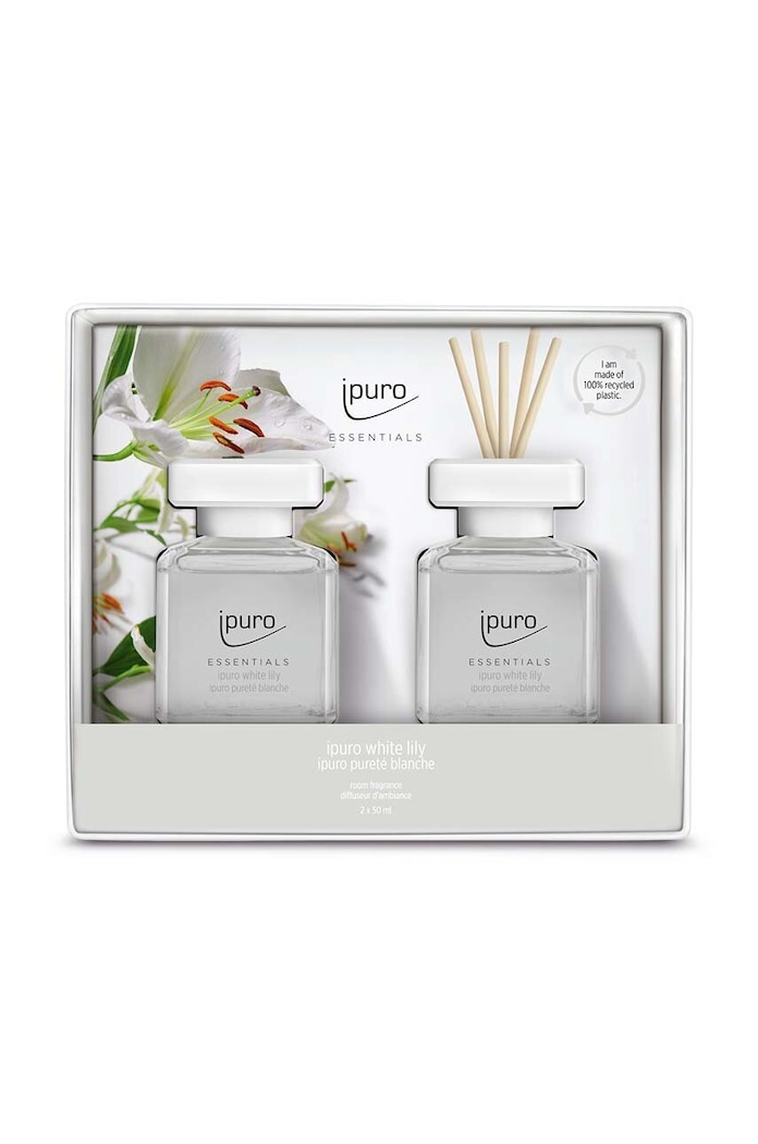 Ipuro zestaw dyfuzorów zapachowych White Lily 2 x 50 ml 2-pack multicolor ZIFC2096