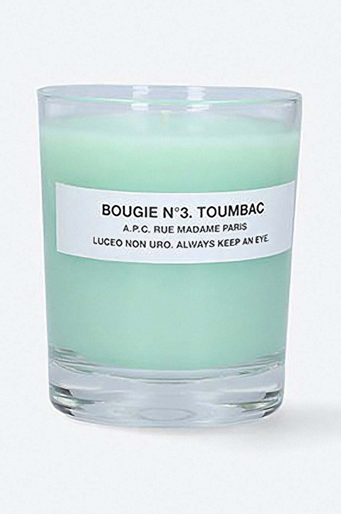 A.P.C. scented candle green YBZAA.M84001