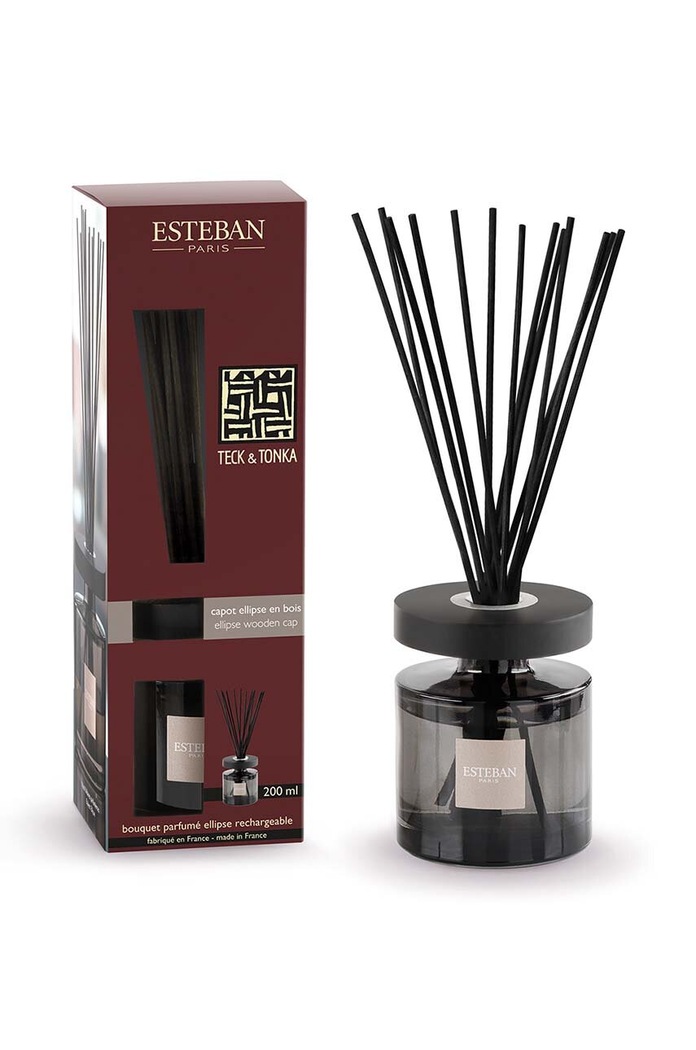 Aroma difuzér Esteban Teck et Tonka 200 ml černá TET.119