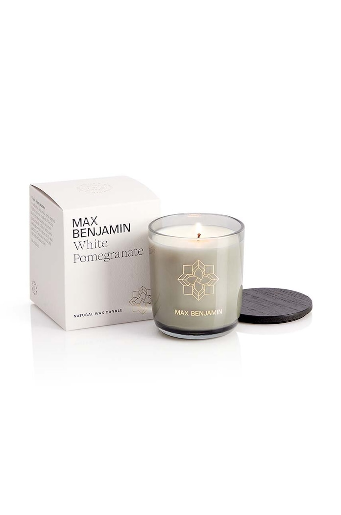 Max Benjamin lumanare aromata White Pomegranete 210 g alb RB.C03