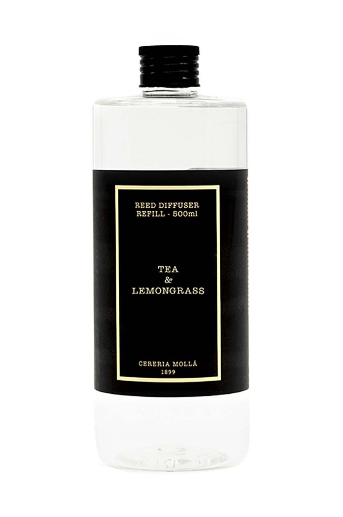Cereria Molla zapas do dyfuzora zapachowego Tea & Lemongrass 500 ml czarny CM.7721