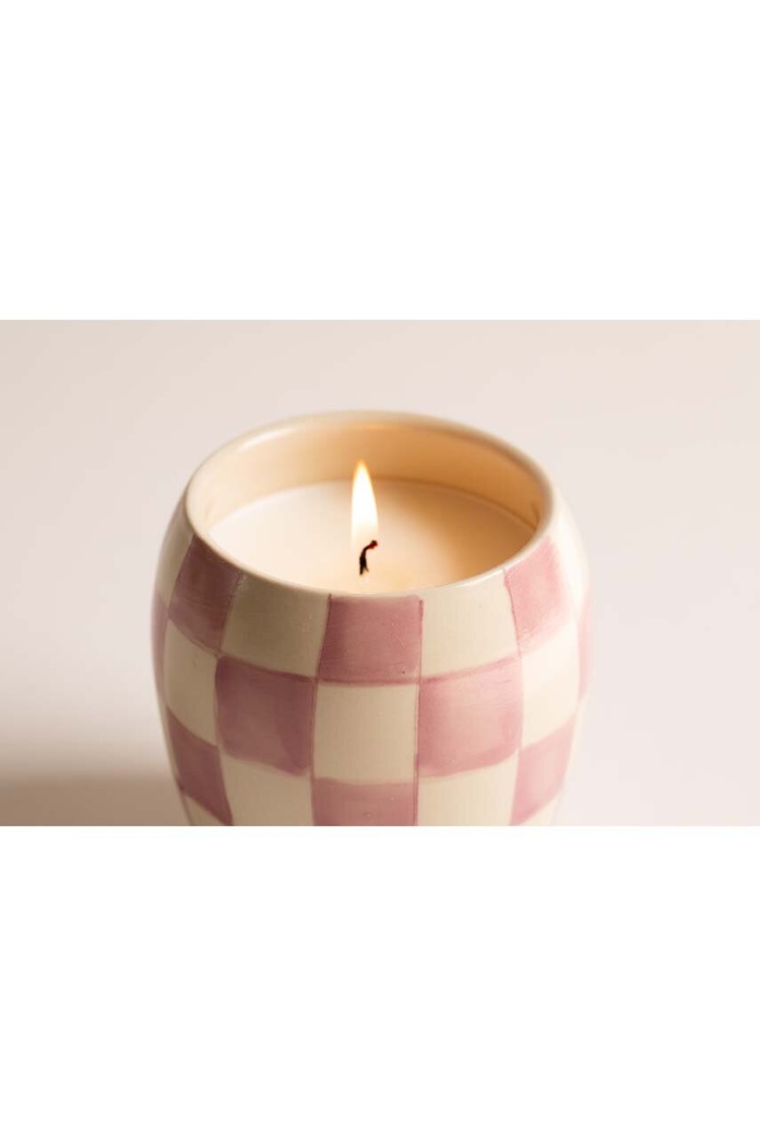 Vonná sójová svíčka Paddywax Checkmate Lilac&Lavender&Mimosa 311 g CM1102EU vícebarevná