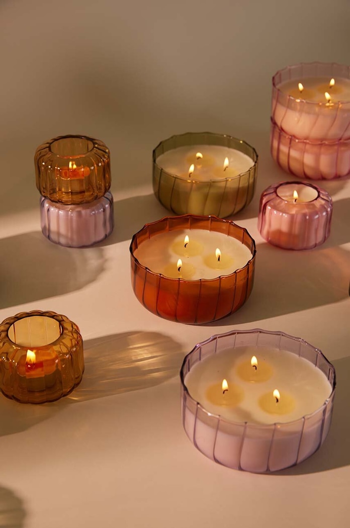 Home SPA Κερί σόγιας Paddywax Ripple 128 g RPL0501EU μωβ