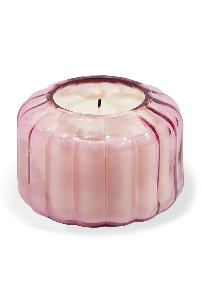 Vonná sójová svíčka Paddywax Ripple Desert Peach 128 g růžová RPL0502EU