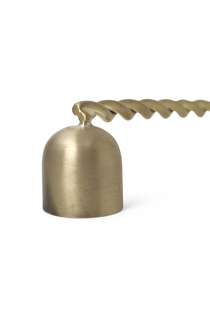 Zhasínač na sviečky ferm LIVING Twist Candle Snuffer 1104266075 žltá AA00