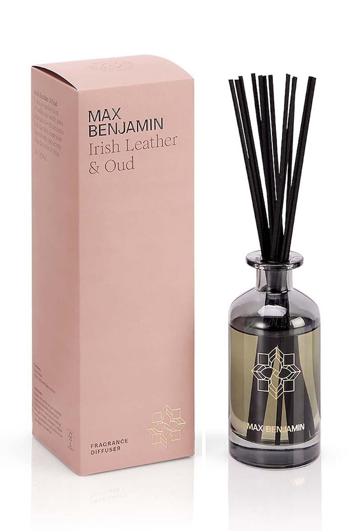 Max Benjamin aroma diffúzor Irish Leather & Oud 150 ml narancssárga RB.D10