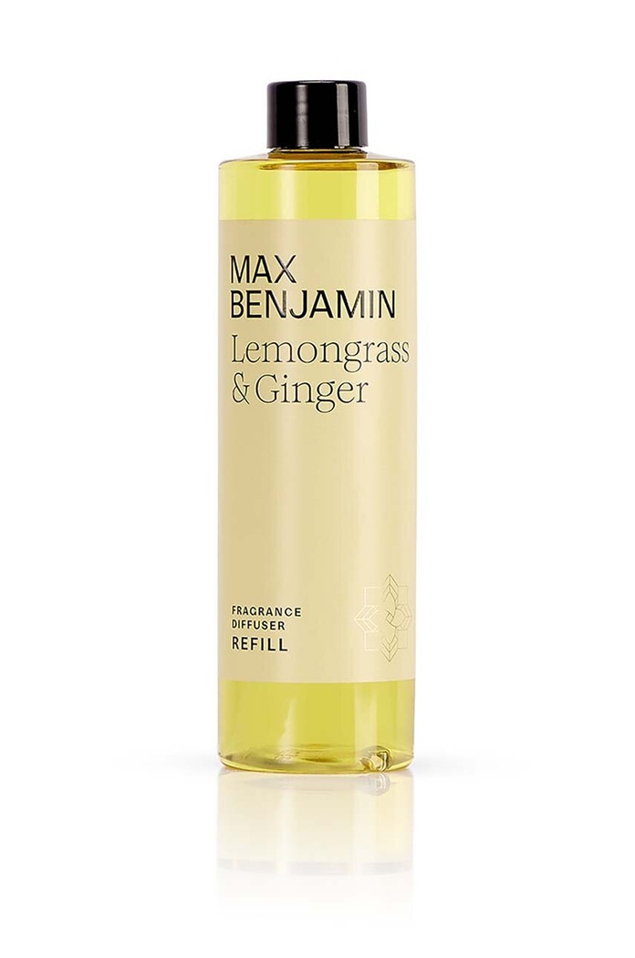 Пълнител за дифузер Max Benjamin Lemongrass & Ginger 300 ml жълт RB.DRL01