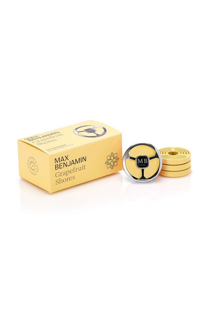 Max Benjamin parfum de mașină Grapefruit Shores galben RB.CFGB09