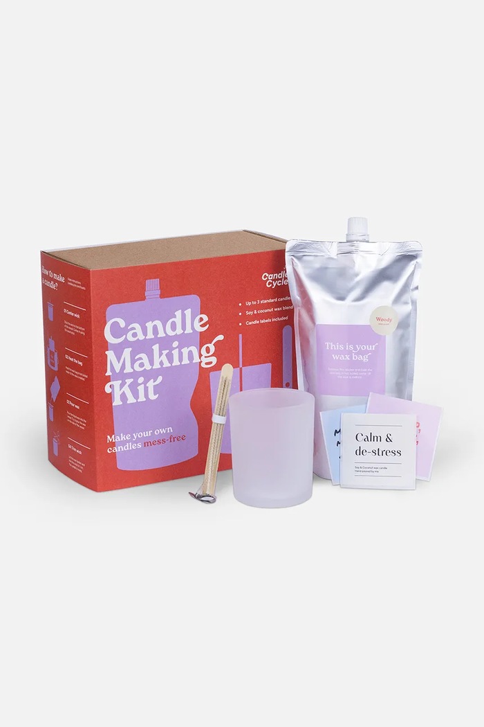 CandleCycle Kit de lumânări parfumate diy Candle Making Kit Floral 455 g multicolor candle.kit.flowery