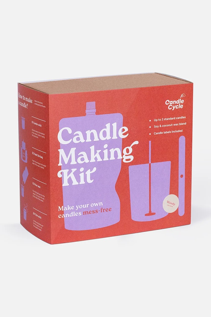 CandleCycle Kit de lumânări parfumate diy Candle Making Kit Floral 455 g candle.kit.flowery multicolor AA00