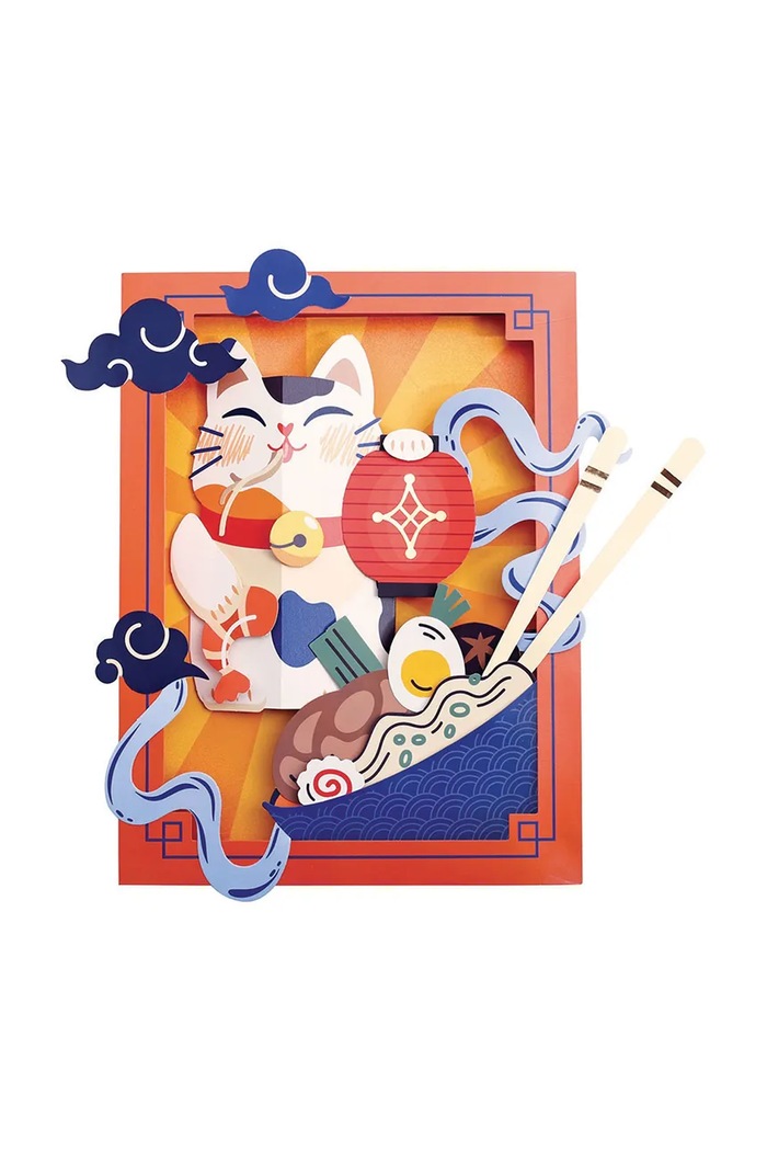 Graine Creative Kit de ramă DIY 3d Paper Decorations 34 x 25,5 cm 650501 multicolor AA00