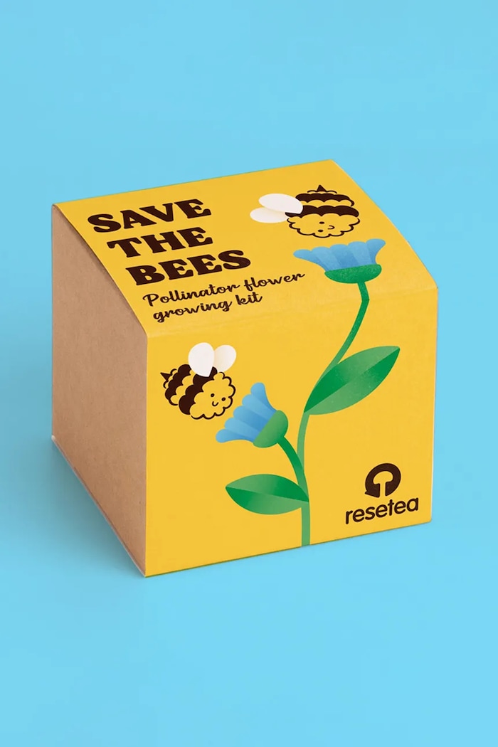 RESETEA kit de creștere a florilor Save the bees 7 x 6,5 x 7 cm multicolor Erst667