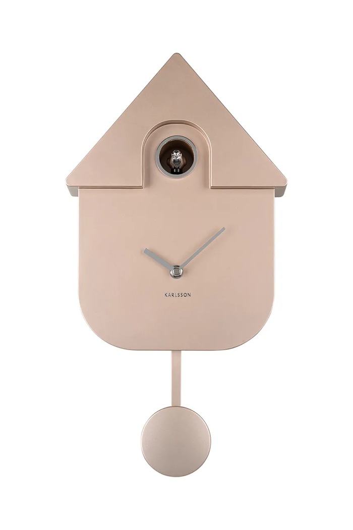 Karlsson zegar z kukułką Modern Cuckoo Metallic multicolor KA5867RG