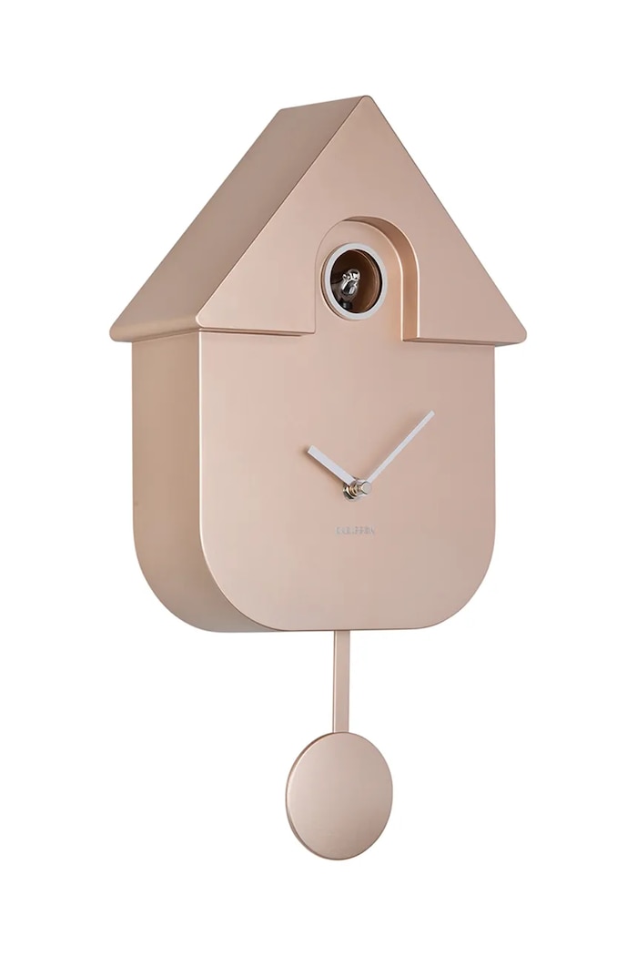 Karlsson zegar z kukułką Modern Cuckoo Metallic KA5867RG multicolor AA00