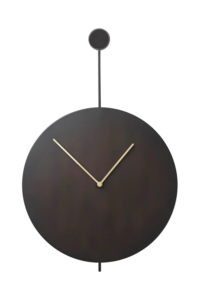ferm LIVING ceas de perete Trace negru 100176673