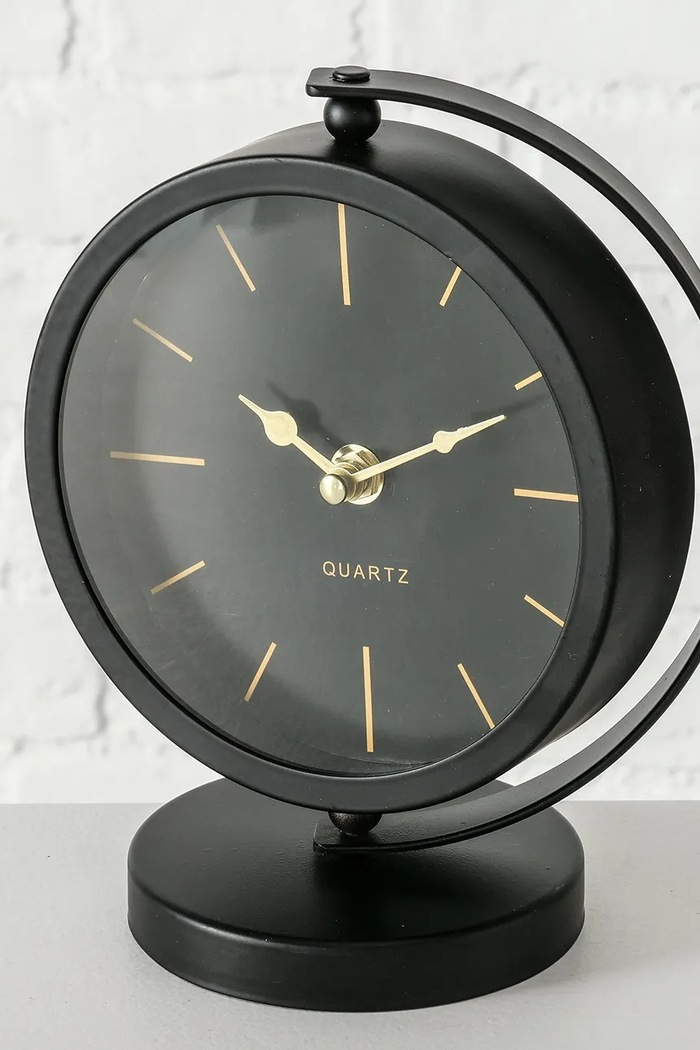 Stolové hodiny Boltze Balia 20 cm čierna 2018285