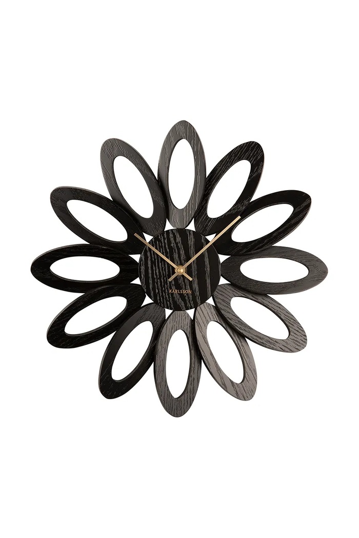 Karlsson ceas de perete Fiore negru KA5891BK