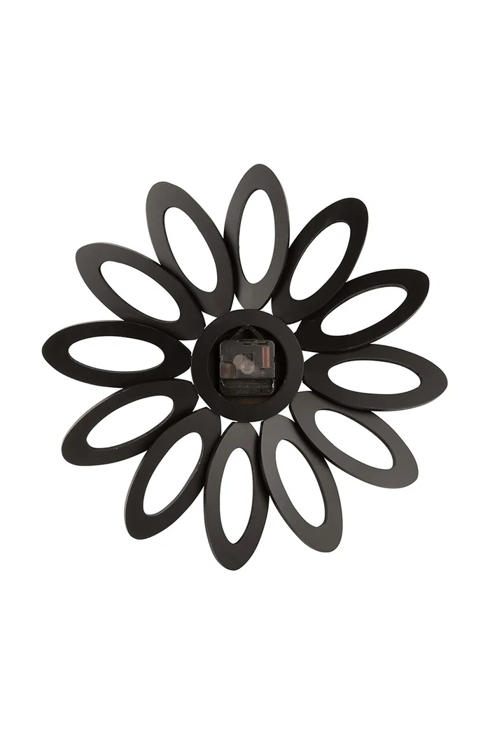 Living și dormitor Karlsson ceas de perete Fiore KA5891BK negru